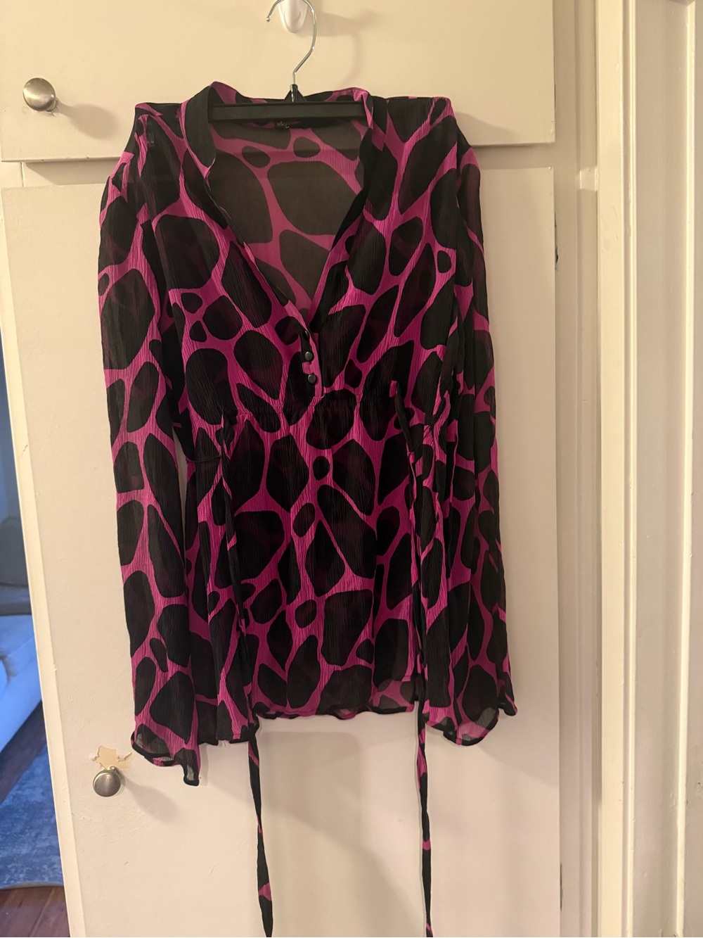 One hundred percent silk blouse vintage y2k Charlotte Russe